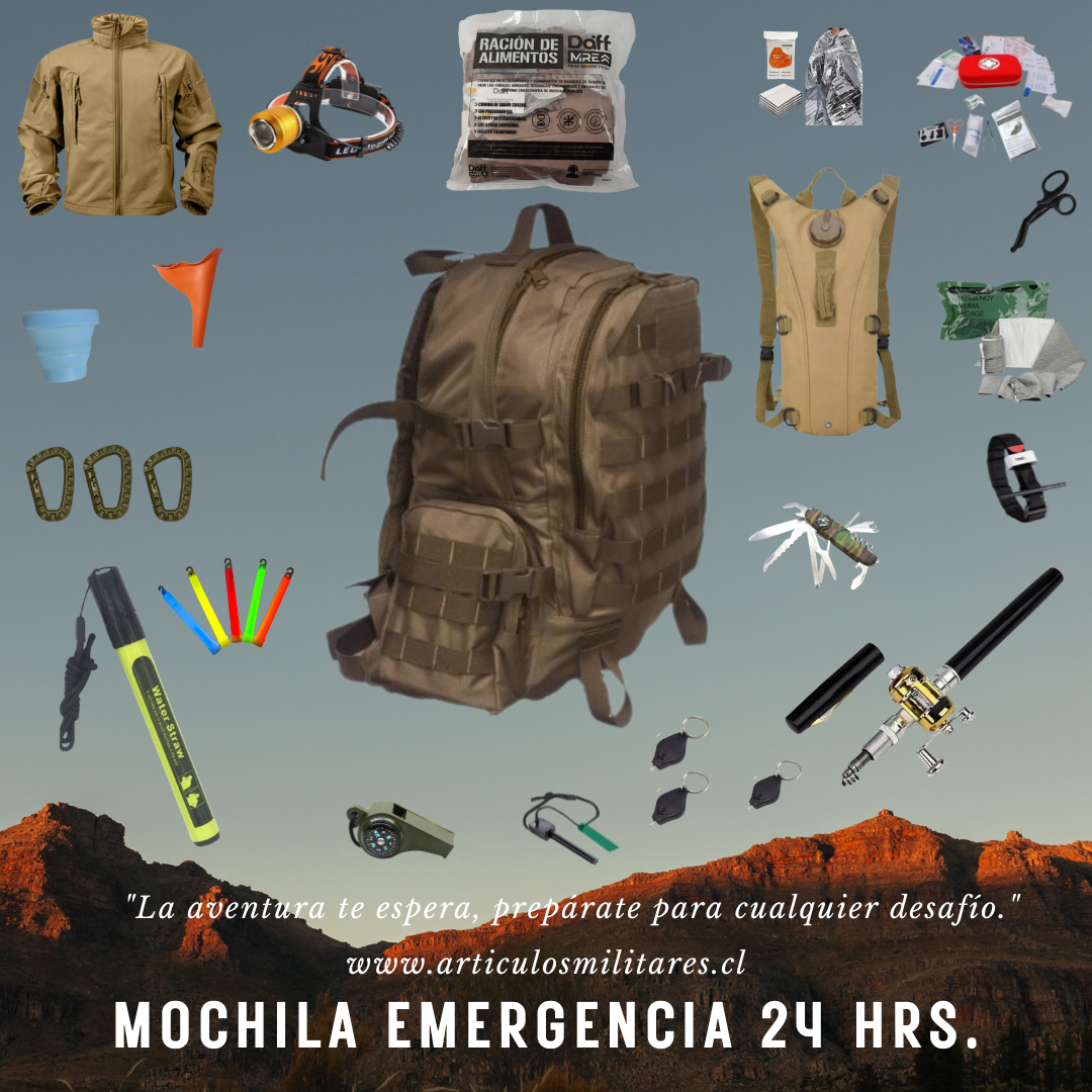 Mochila de Emergencia 24 Horas