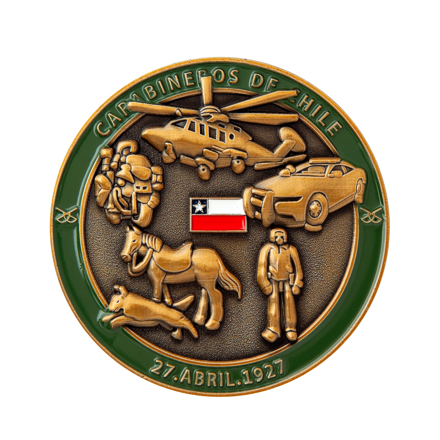 MONEDA INSTITUCIONAL CARABINEROS DE CHILE