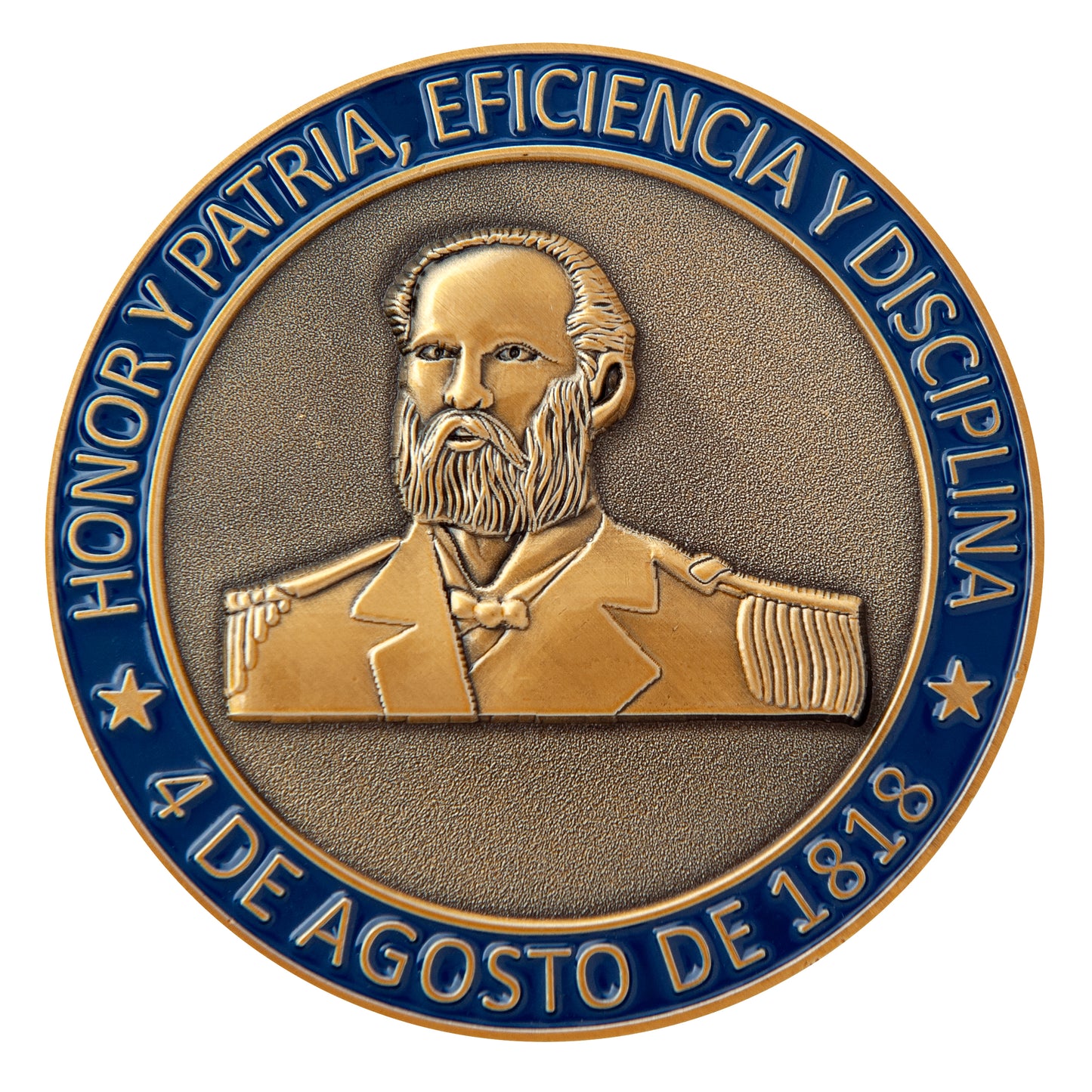 MONEDA ESCUELA NAVAL 4 AGOSTO DE 1818