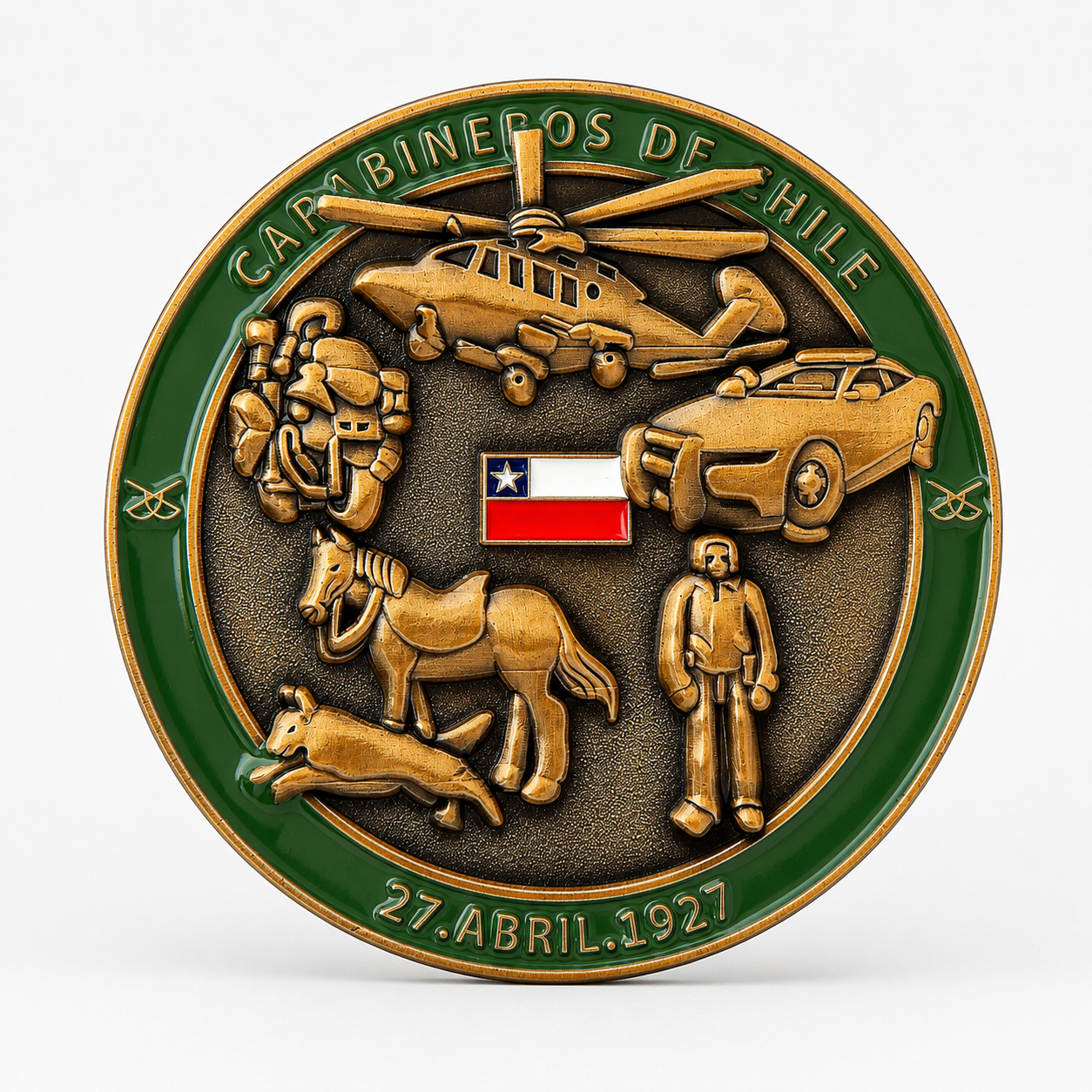 MONEDA INSTITUCIONAL CARABINEROS DE CHILE