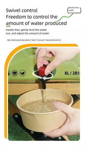 Contenedor de Agua 8 Litros plegable