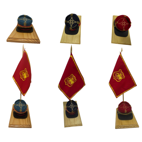 GALVANO QUEPI CHACABUCANO CON BANDERA DEL EJÉRCITO DE CHILE