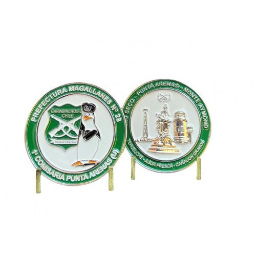 MONEDA CARABINEROS DE CHILE 1ª COMISARIA PUNTA ARENAS