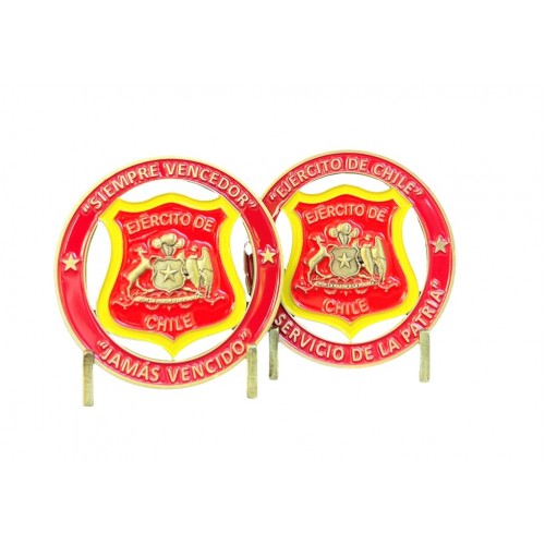 MONEDA EJERCITO DE CHILE COLOR