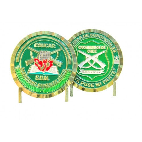 MONEDA CARABINEROS DE CHILE ESCUELA DE SUBOFICIALES DE CARABINEROS
