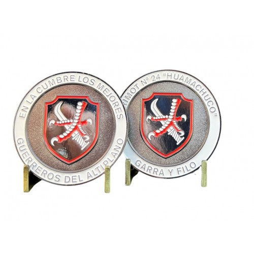 MONEDA EJERCITO DE CHILE BRIGADA MOTORIZADA N°24 HUAMACHUCO