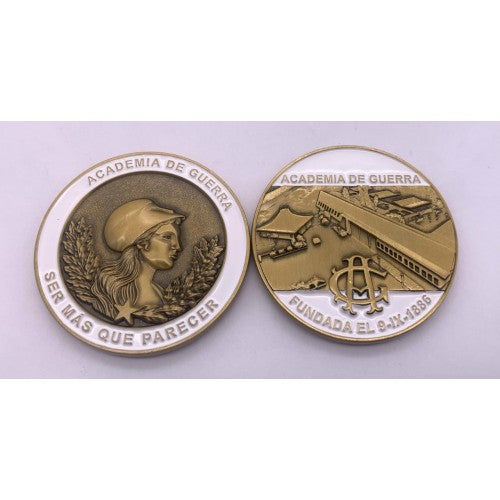 MONEDA EJERCITO DE CHILE ACADEMIA DE GUERRA