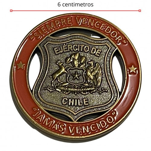 MONEDA EJERCITO DE CHILE AL SERVICIO DE LA PATRIA