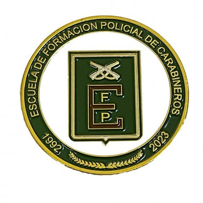 MONEDA DE FORMACION POLICIAL DE CARABINEROS 1992 - 2023