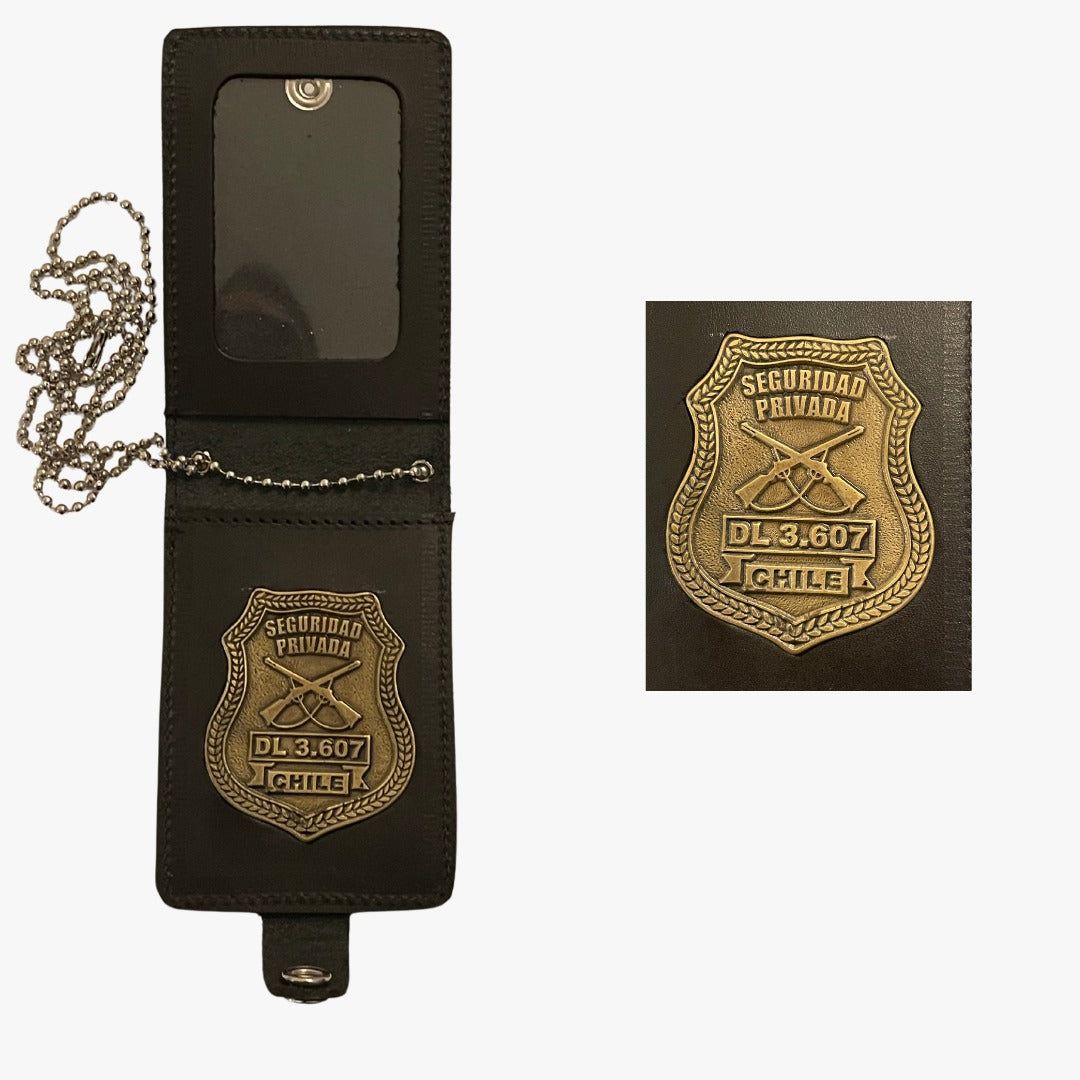 PORTA PLACA DE SEGURIDAD PRIVADA