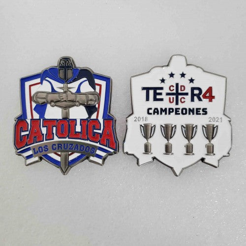 MONEDA COLECCIONABLE TETRA CAMPEONATO U. CATOLÍCA