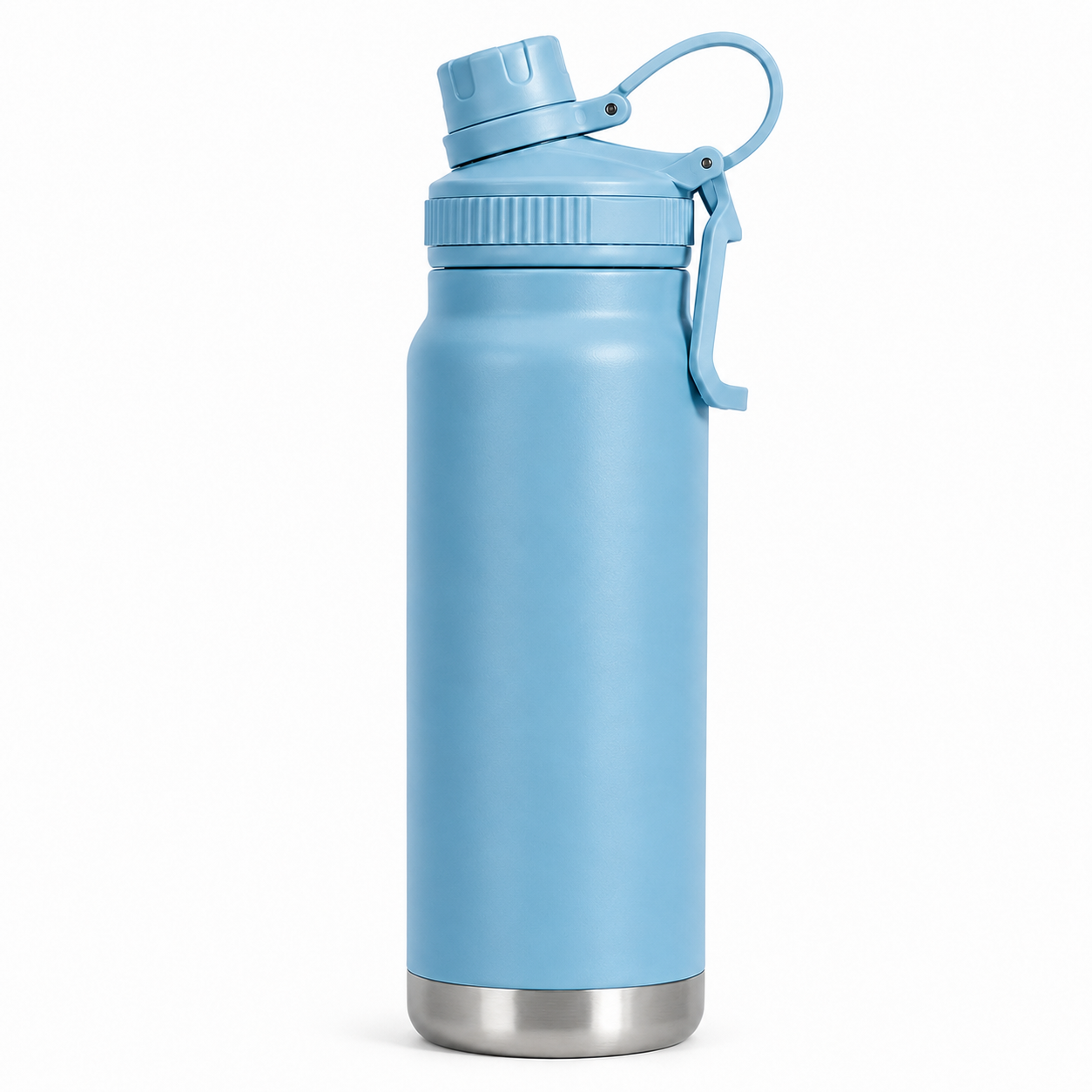 Termo Acero Inoxidable 800ml Botella Termica Agua Fria - Azul Petroleo