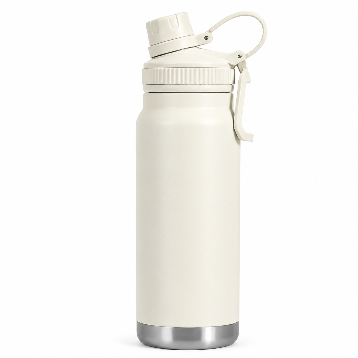 Termo Acero Inoxidable 800ml Botella Termica Agua Fria - Beige