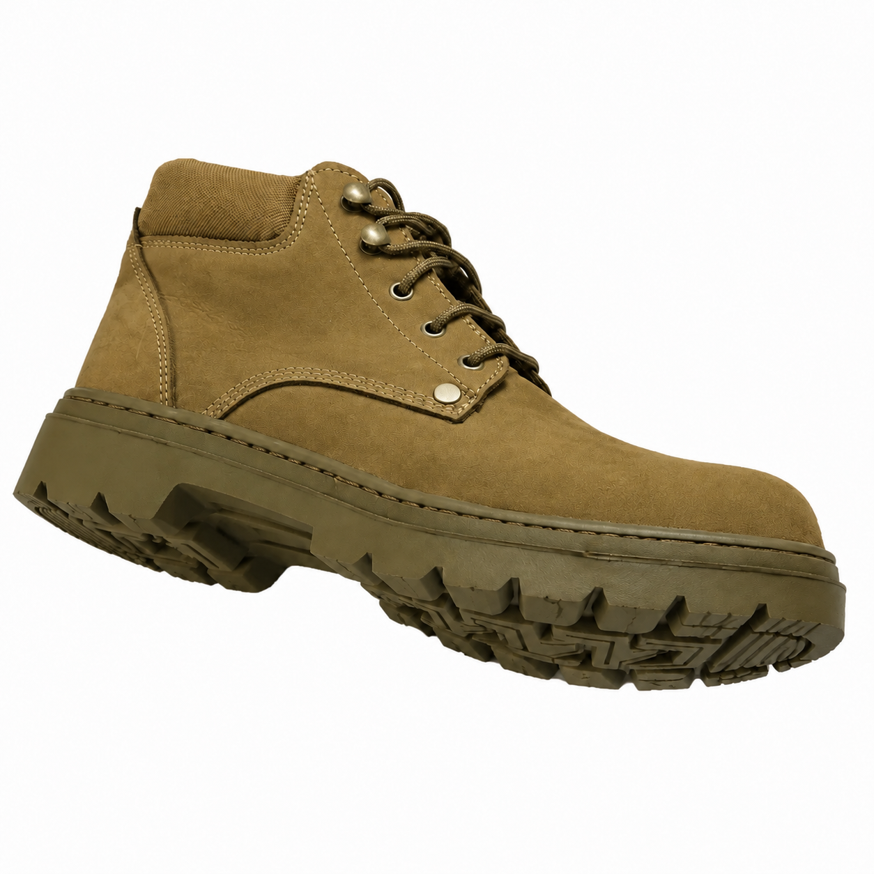Botas Tácticas Caña Corta de Cuero Nobuck – Fabricación Nacional