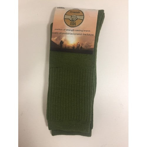 CALCETIN VERDE MILITAR