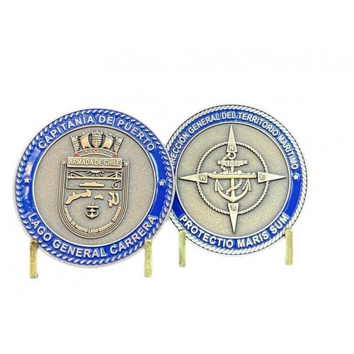 MONEDA ARMADA DE CHILE CAPITANÍA DE PUERTO LAGO GENERAL CARRERA