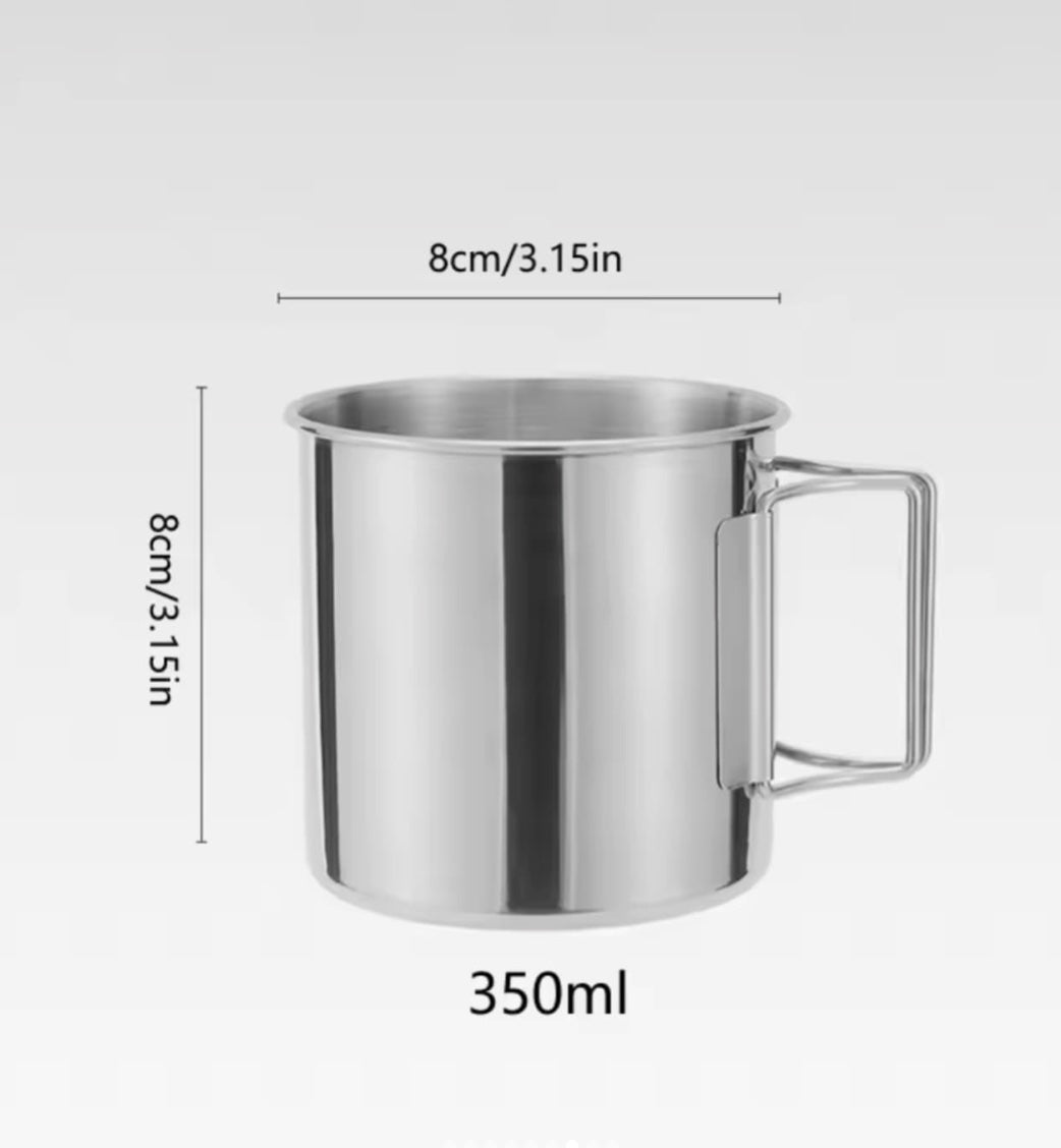 Jarrito Choquero Metálico 350 ml – Acero Inoxidable