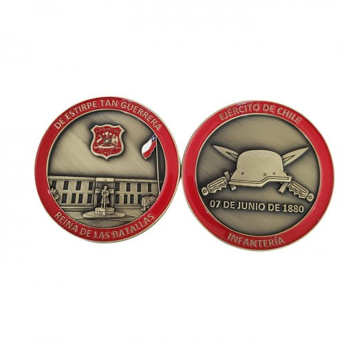 MONEDA ARMA DE INFANTERÍA