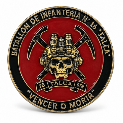 MONEDA EJERCITO DE CHILE BATALLÓN DE INFANTERÍA Nº16 TALCA