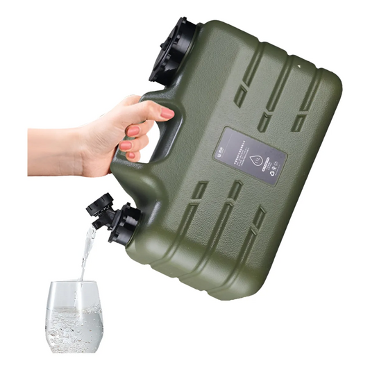 Bidón Rígido de Agua 11 Litros con Grifo Camping