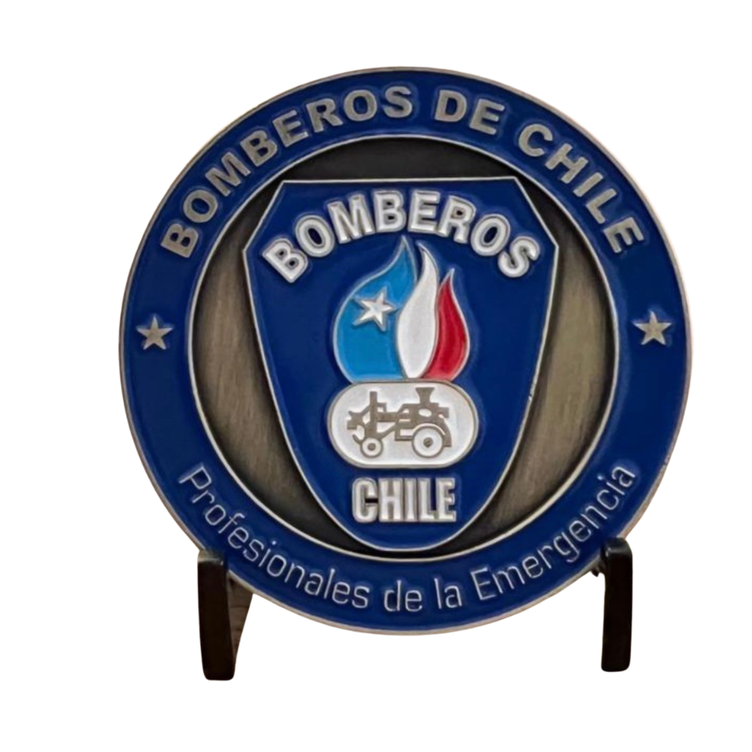 MONEDA BOMBEROS DE CHILE