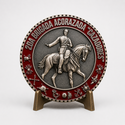 Moneda 2da Brigada Acorazada Cazadores