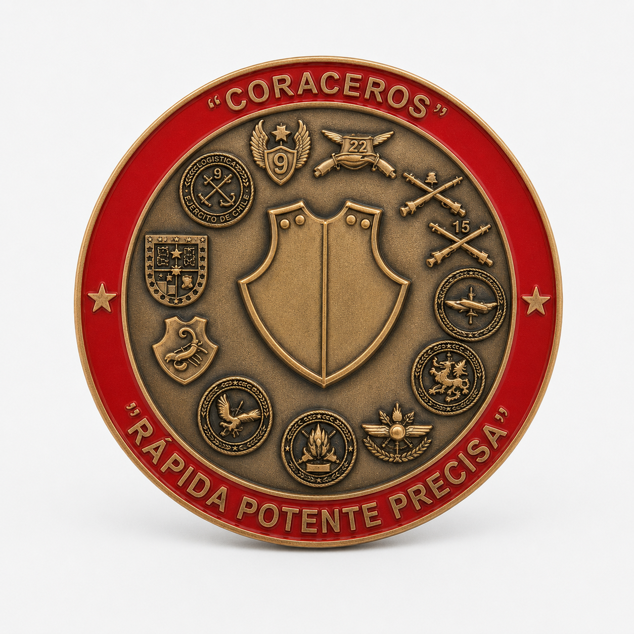 Moneda 1ra Brigada Acorazada «Coraceros»