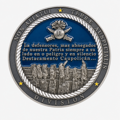Moneda Destacamento Motorizado N.º 11 «Caupolicán»