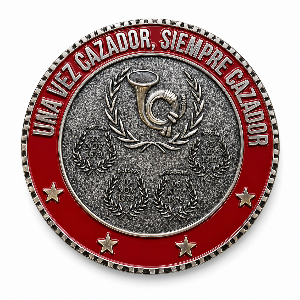 Moneda 2da Brigada Acorazada Cazadores