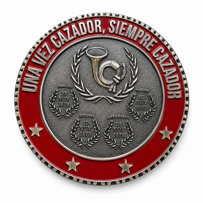 Moneda 2da Brigada Acorazada Cazadores