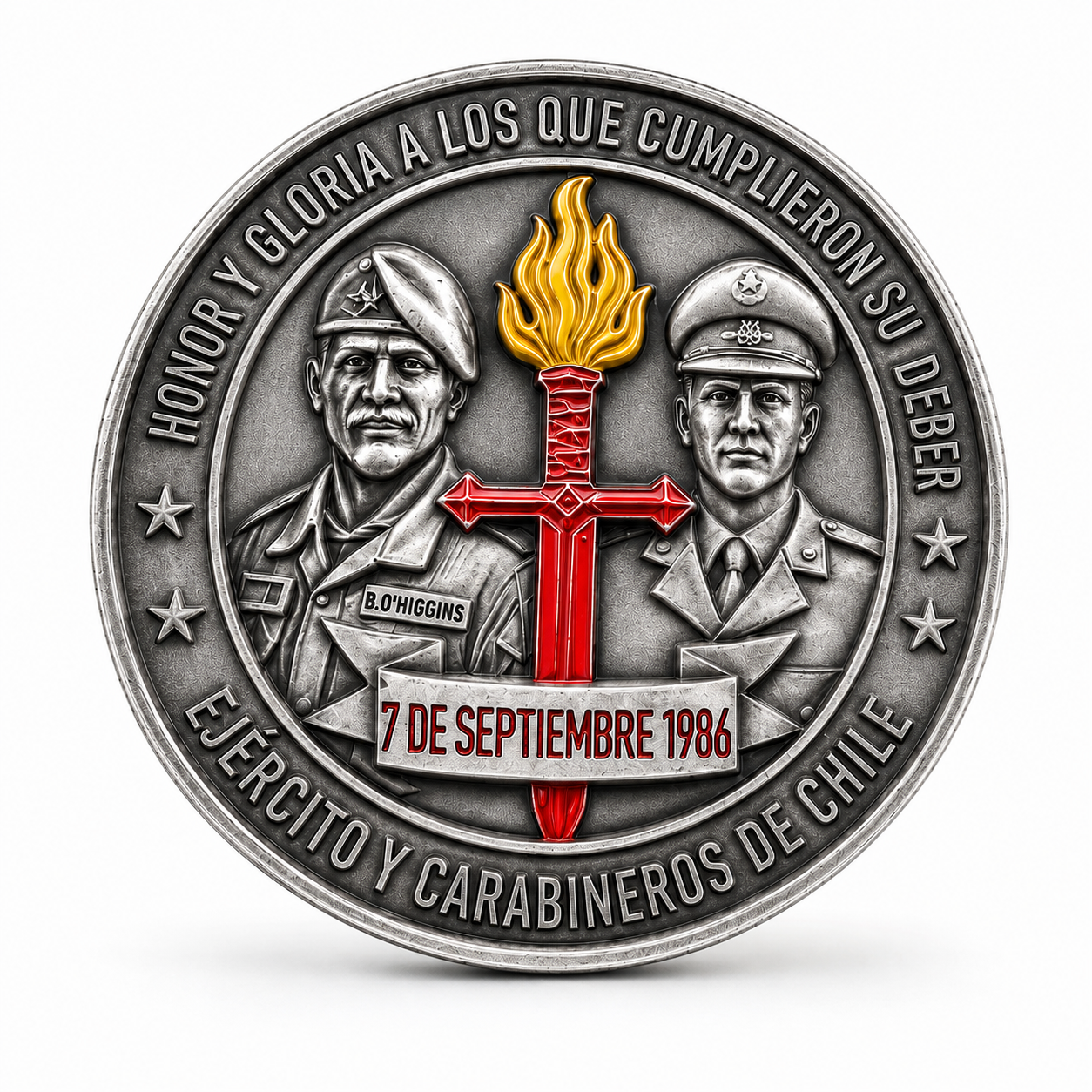 Moneda Conmemorativa Cuesta Las Achupallas