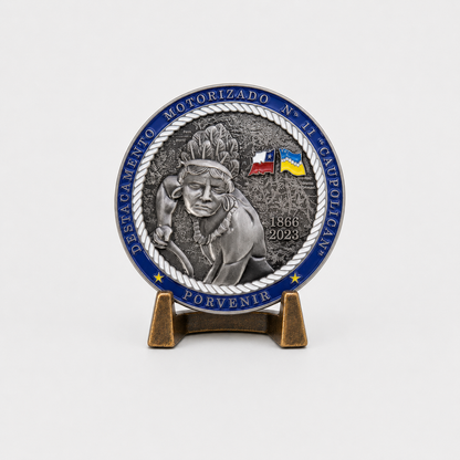 Moneda Destacamento Motorizado N.º 11 «Caupolicán»