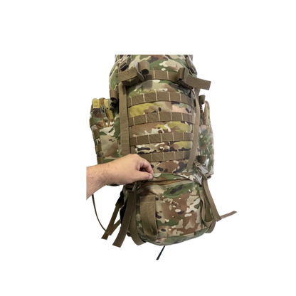 MOCHILA TÁCTICA MILITAR 90 LITROS CORDURA FABRICACIÓN NACIONAL