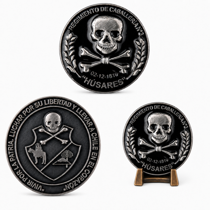 Moneda Regimiento de Caballería N.º 3 «Húsares»