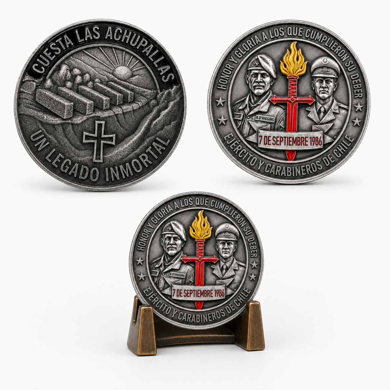 Moneda Conmemorativa Cuesta Las Achupallas