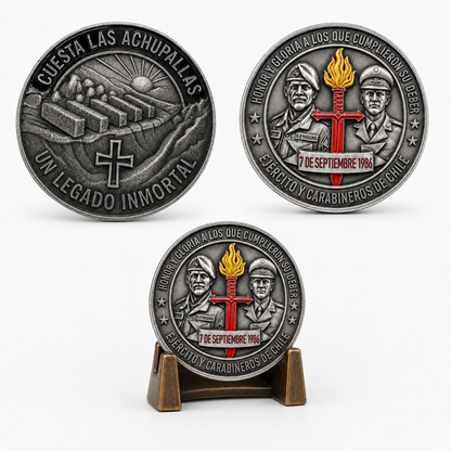 Moneda Conmemorativa Cuesta Las Achupallas