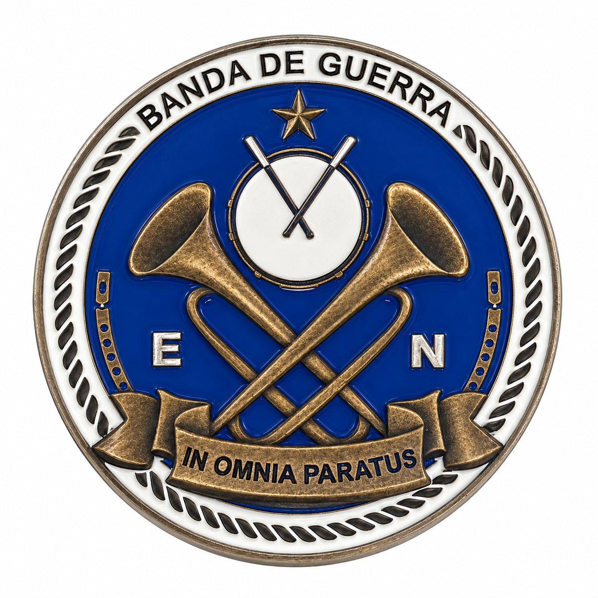 MONEDA ARMADA DE CHILE BANDA DE GUERRA ESCUELA NAVAL