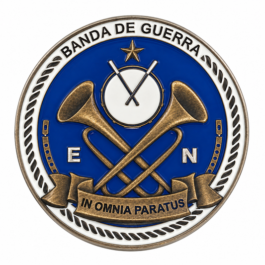 MONEDA ARMADA DE CHILE BANDA DE GUERRA ESCUELA NAVAL