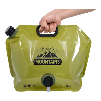 Contenedor de Agua Plegable 8 Litros Camping