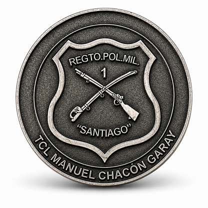 Moneda Conmemorativa Regimiento Policía Militar N°1 “Santiago” – 50 mm | Edición Limitada