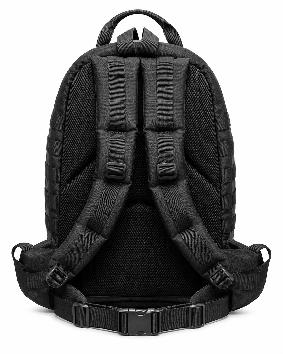 Mochila Táctica de Primeros Auxilios Modular Negra con Interior Aluminizado y Cruz Negra