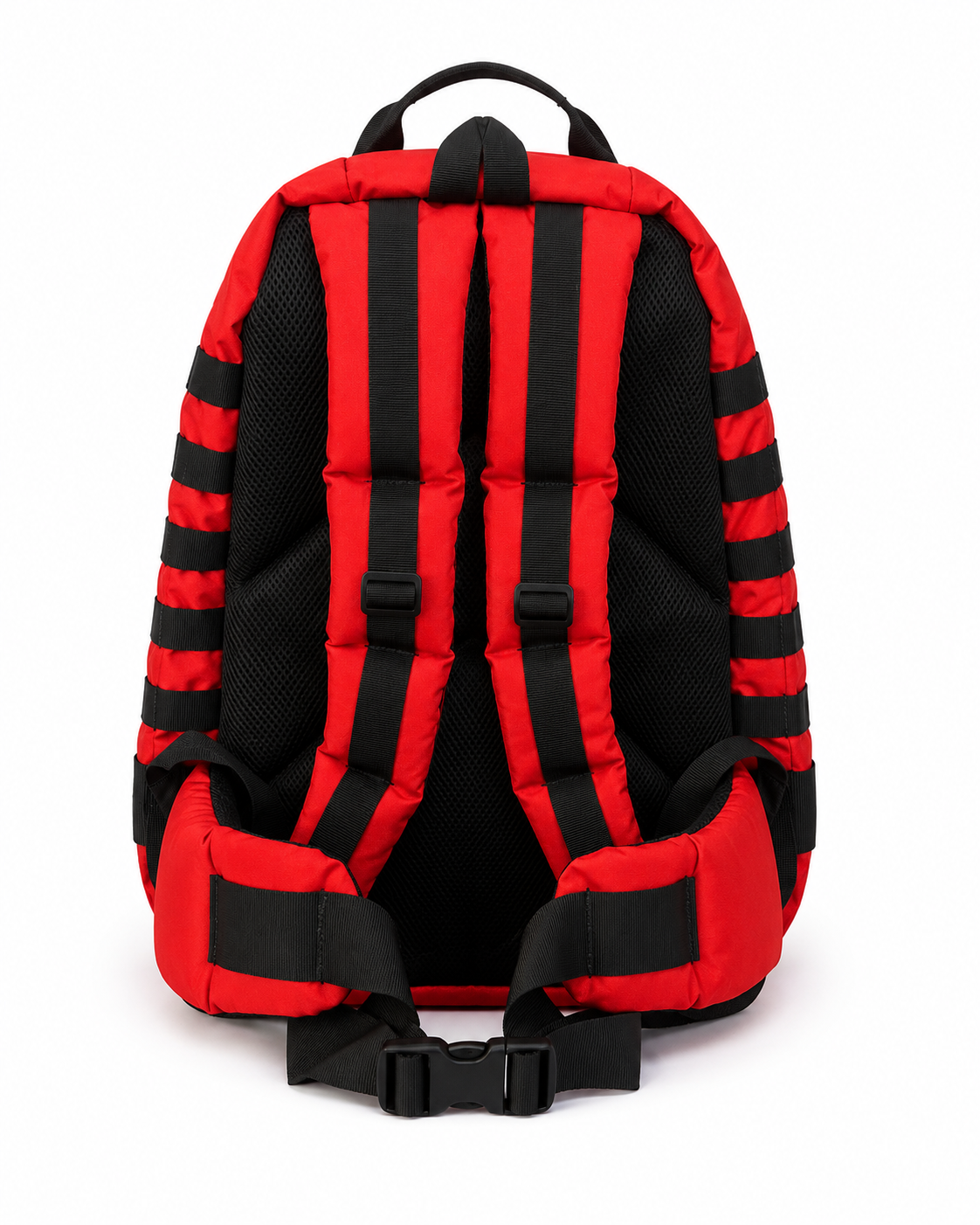 Mochila Táctica de Primeros Auxilios Modular Roja con Interior Aluminizado y Cruz Reflectante