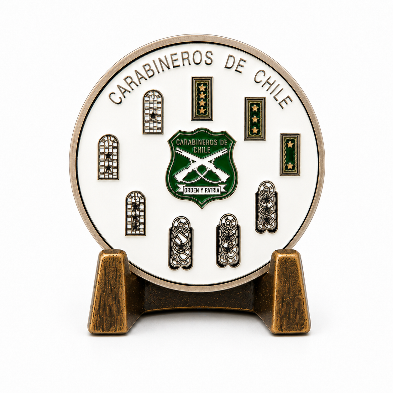 MONEDA OFICIALES DE CARABINEROS DE CHILE