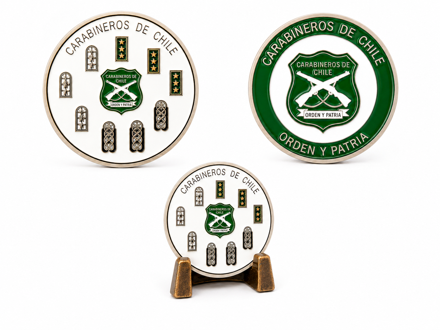 MONEDA OFICIALES DE CARABINEROS DE CHILE
