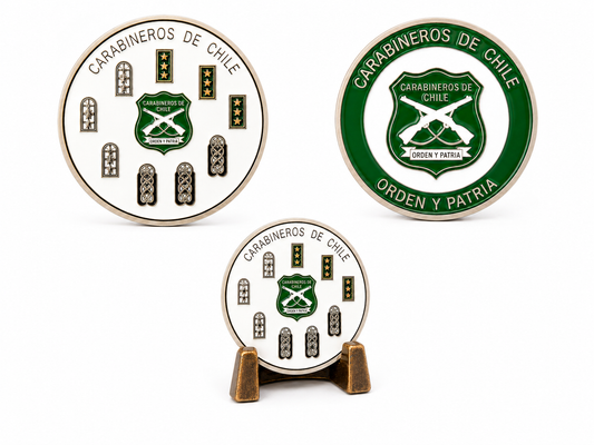 MONEDA OFICIALES DE CARABINEROS DE CHILE