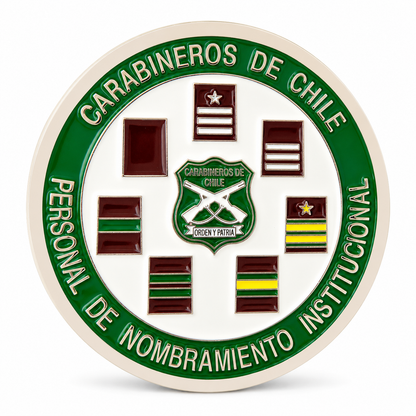 MONEDA SUBOFICIALES DE CARABINEROS DE CHILE
