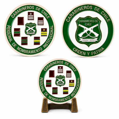 MONEDA SUBOFICIALES DE CARABINEROS DE CHILE