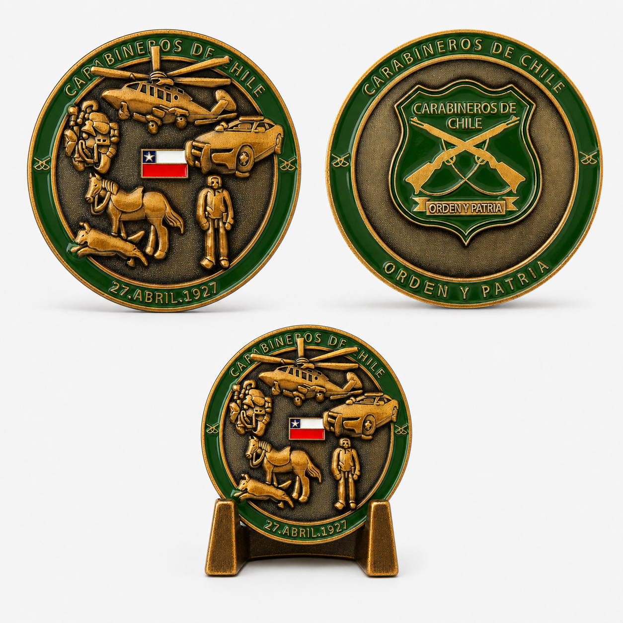 MONEDA INSTITUCIONAL CARABINEROS DE CHILE