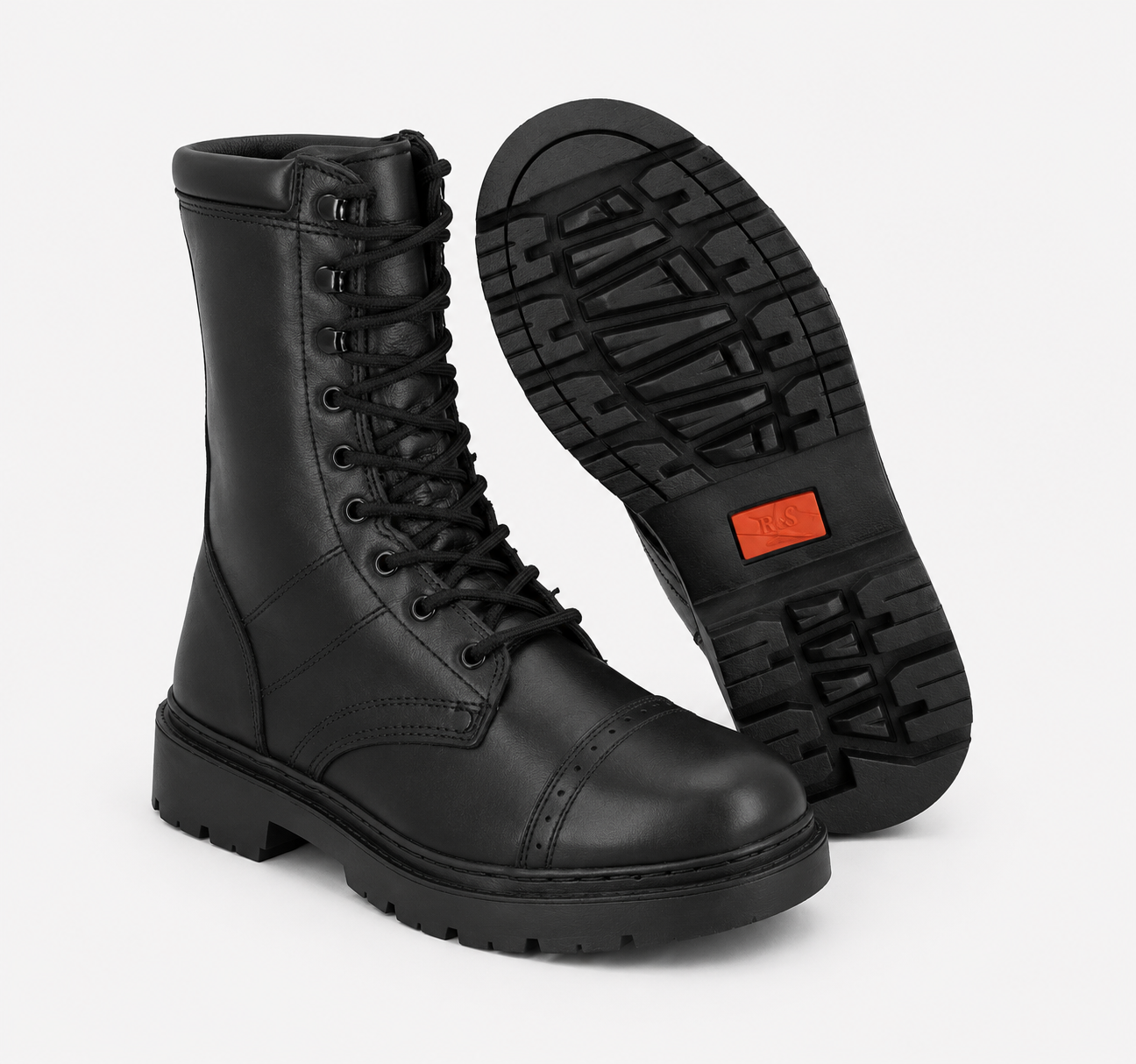 BOTAS MODELO CORCORAN CUERO, CON PUNTERA DE ACERO NACIONAL