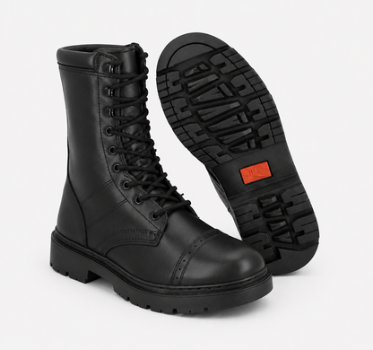 BOTAS MODELO CORCORAN CUERO, CON PUNTERA DE ACERO NACIONAL